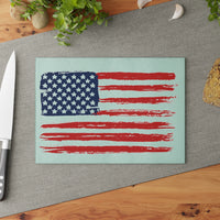 Thumbnail for American Flag Glass Cutting Board