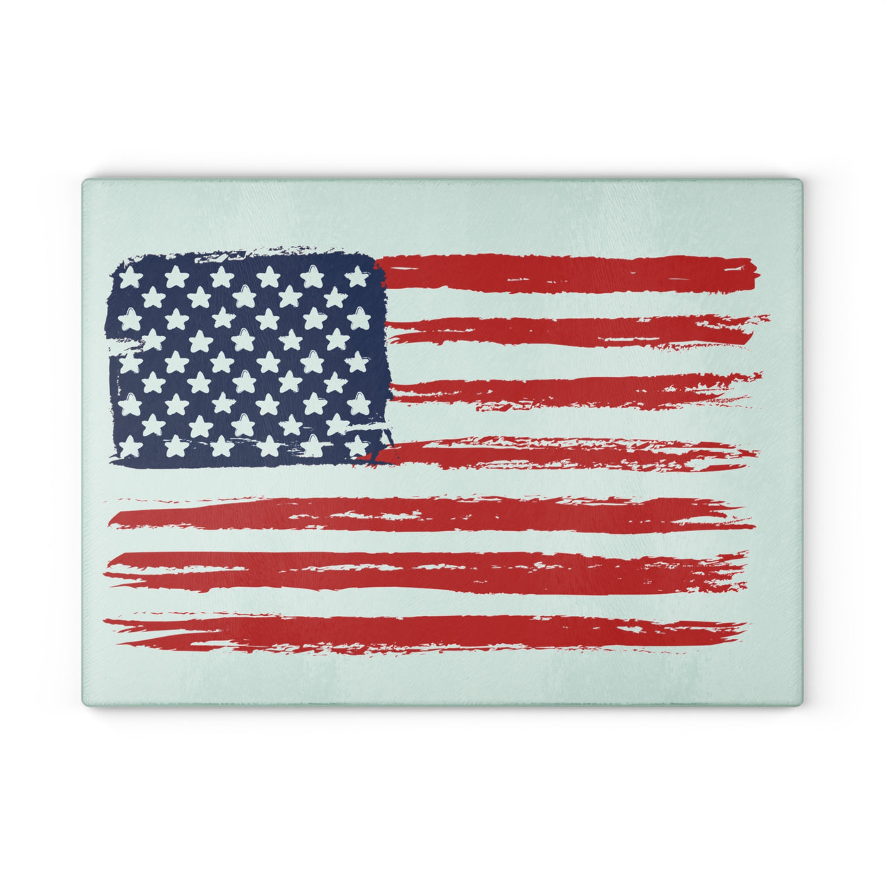 American Flag Glass Cutting Board