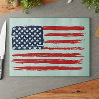 Thumbnail for American Flag Glass Cutting Board